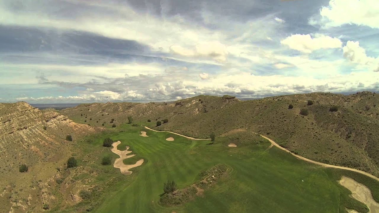 New Mexico's Black Mesa Golf Club 14th Hole Flyover